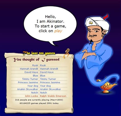 Akinator, o Gênio da Internet que Desvenda Seus Personagens Favoritos!