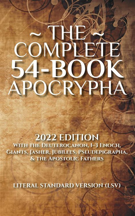 What are the 54 books of the apocrypha, and how do they shape the narrative of forgotten histories?